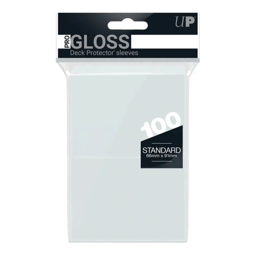 Ultra Pro Pro-Gloss Standard Sleeves (100) - Clear - Card Games