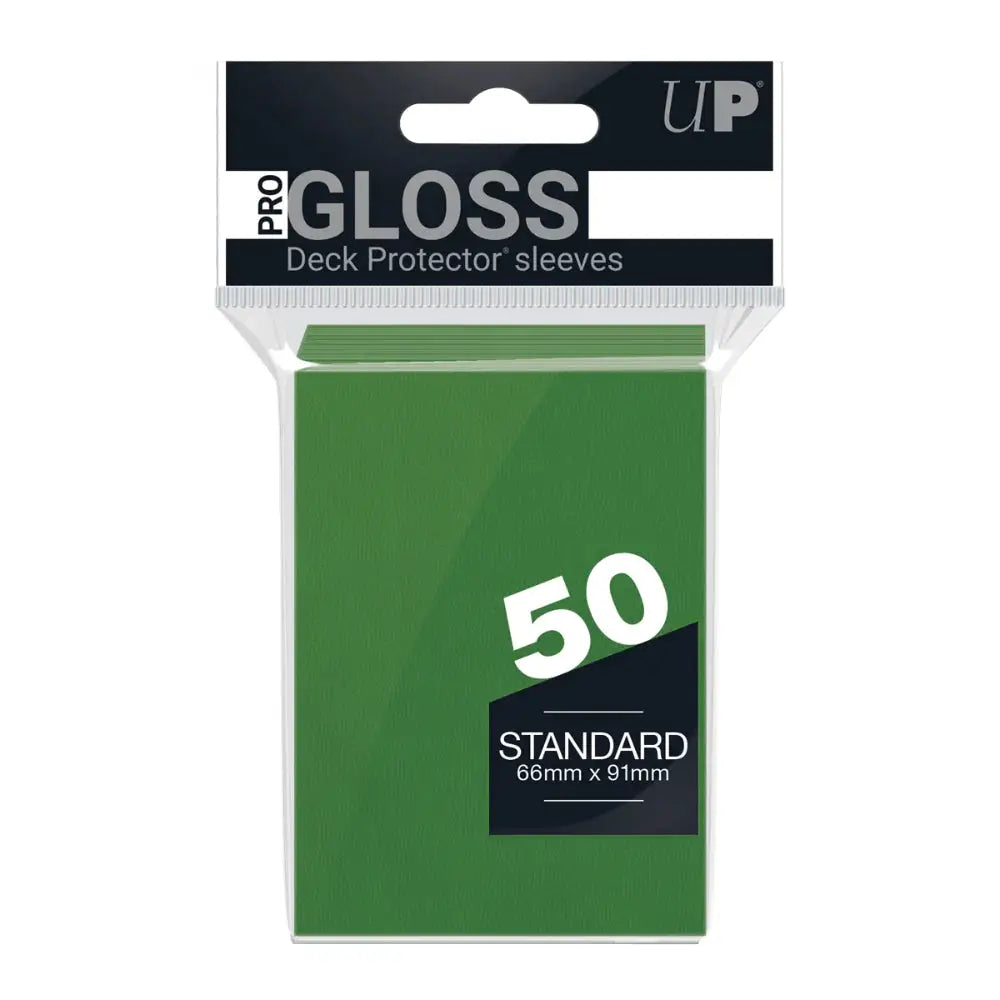 Ultra Pro Pro-Gloss Standard Sleeves (50) Sleeves Ultra Pro Green  