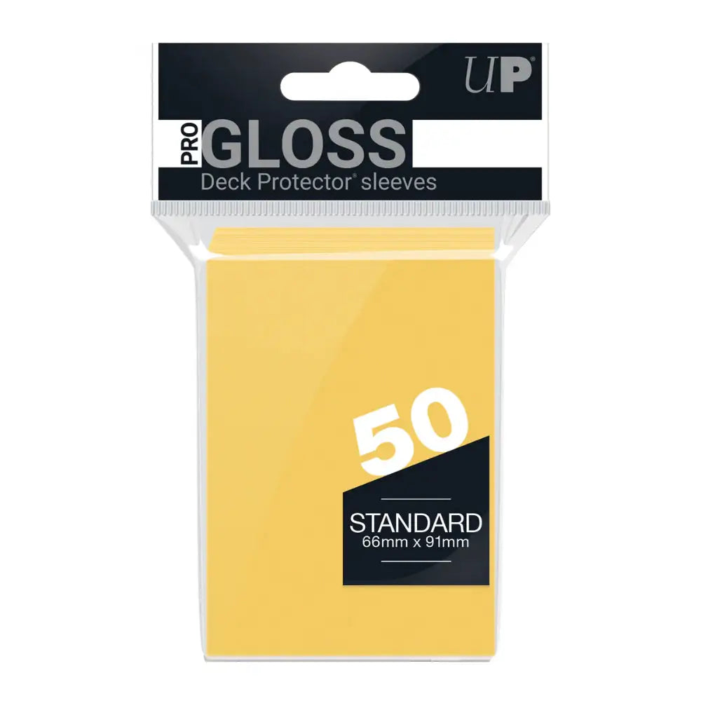 Ultra Pro Pro-Gloss Standard Sleeves (50) Sleeves Ultra Pro Yellow  