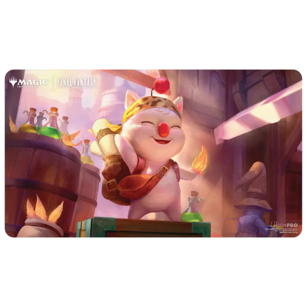 Ultra Pro: Magic the Gathering Final Fantasy Playmat - Stiltzkin Moogle Merchant - Card Games