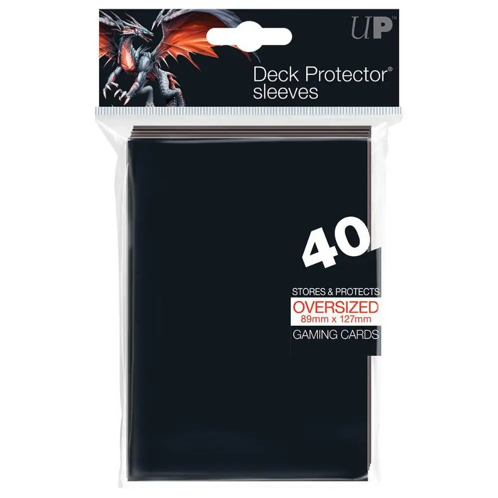 Ultra Pro Oversized Sleeves Black (40) - Card Games