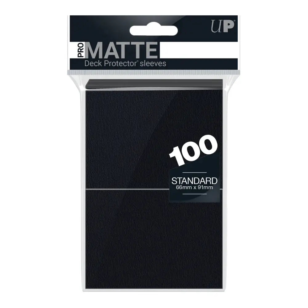 Ultra Pro Pro-Matte Standard Sleeves (100) Sleeves Ultra Pro Black  