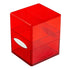 Ultra Pro Satin Deck Box Card Storage Ultra Pro Cube Glitter Red 