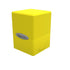 Ultra Pro Satin Deck Box Card Storage Ultra Pro Cube Lemon Yellow 
