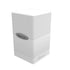 Ultra Pro Satin Deck Box Card Storage Ultra Pro Tower Arctic White 