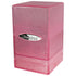 Ultra Pro Satin Deck Box Card Storage Ultra Pro Tower Glitter Pink 