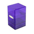Ultra Pro Satin Deck Box Card Storage Ultra Pro Tower Glitter Purple 