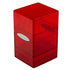 Ultra Pro Satin Deck Box Card Storage Ultra Pro Tower Glitter Red 