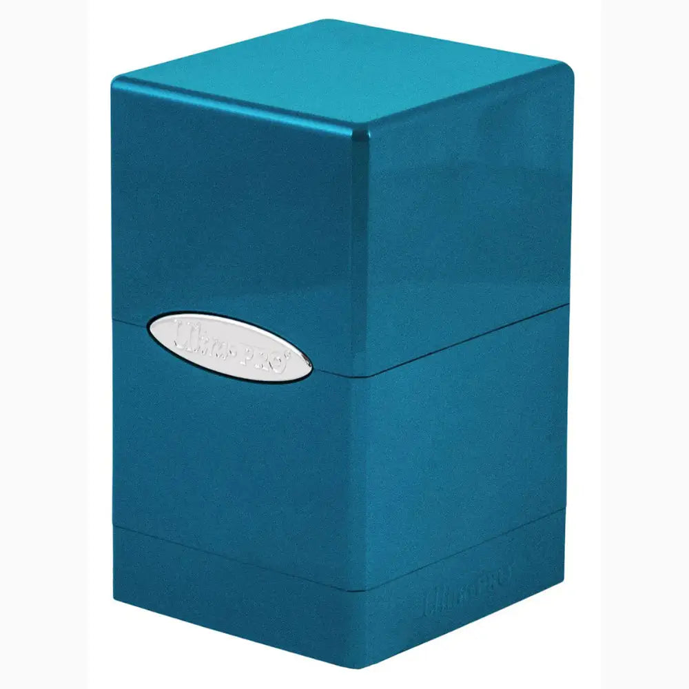 Ultra Pro Satin Deck Box Card Storage Ultra Pro Tower Metallic Ice 