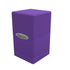 Ultra Pro Satin Deck Box Card Storage Ultra Pro Tower Royal Purple 