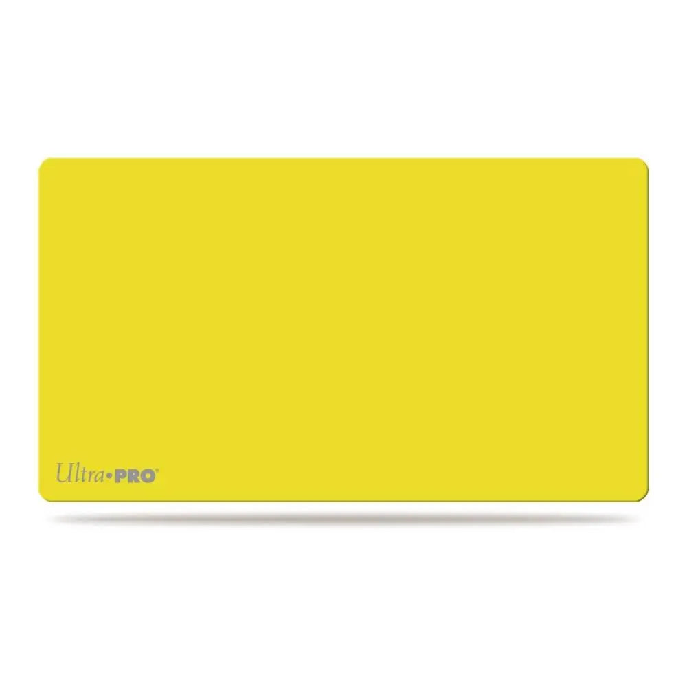 Ultra Pro Solid Color Artist’s Playmat - Lemon Yellow - Card Games