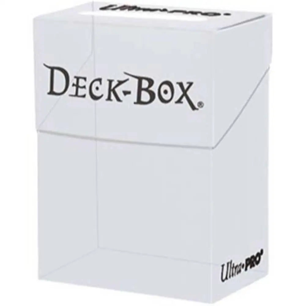 Ultra Pro Solid Color Deck Box - Clear - Card Games