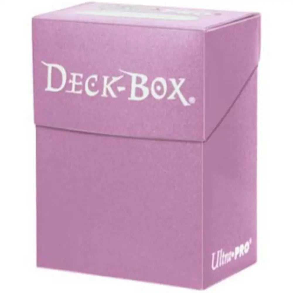 Ultra Pro Solid Color Deck Box - Pink - Card Games