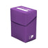 Ultra Pro Solid Color Deck Box Card Storage Ultra Pro Purple  