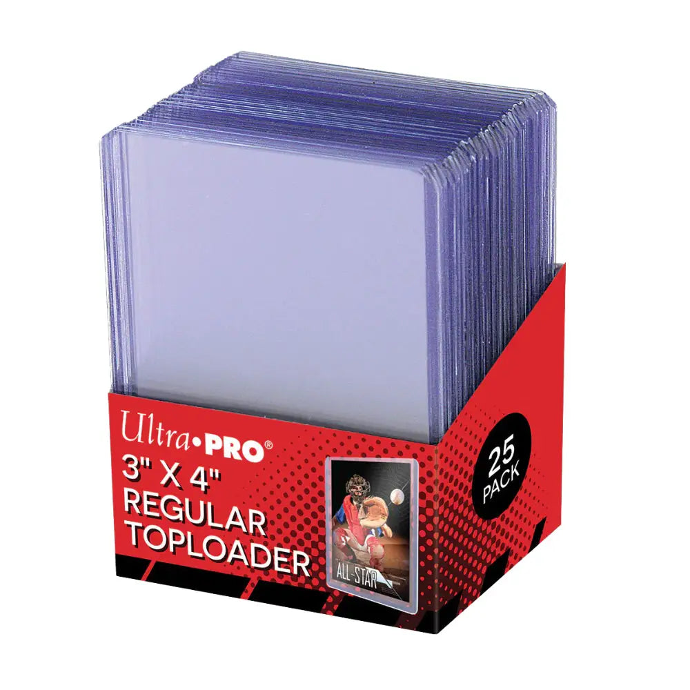Ultra Pro Toploader 3x4 Clear Regular (25) - Storage