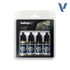 Vallejo True Metallic Paints: Aged Metal Set (4) - Paint & Tools
