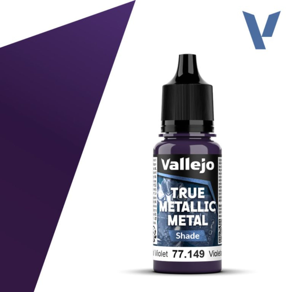Vallejo True Metallic Paints: Celestial Violet Shade - Paint & Tools