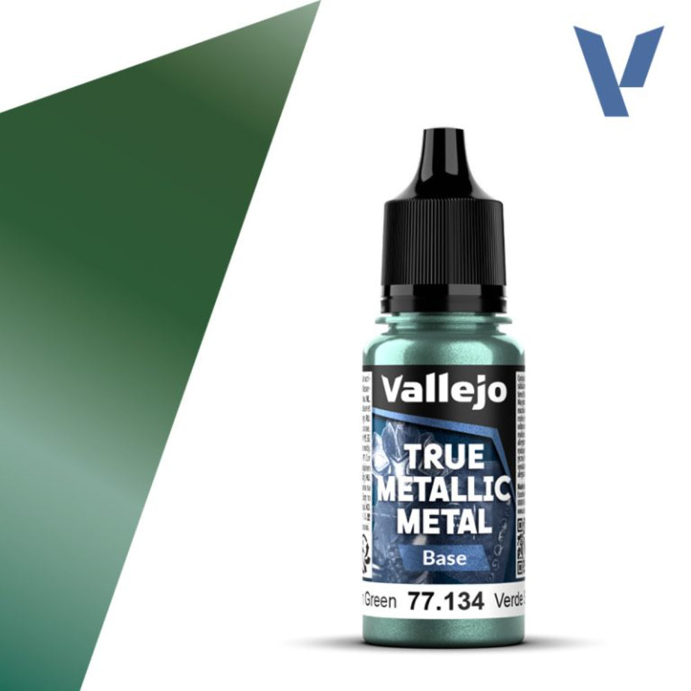 Vallejo True Metallic Paints: Dusken Green Base - Paint & Tools