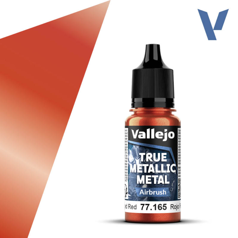 Vallejo True Metallic Paints: Forged Red Airbrush - Paint & Tools