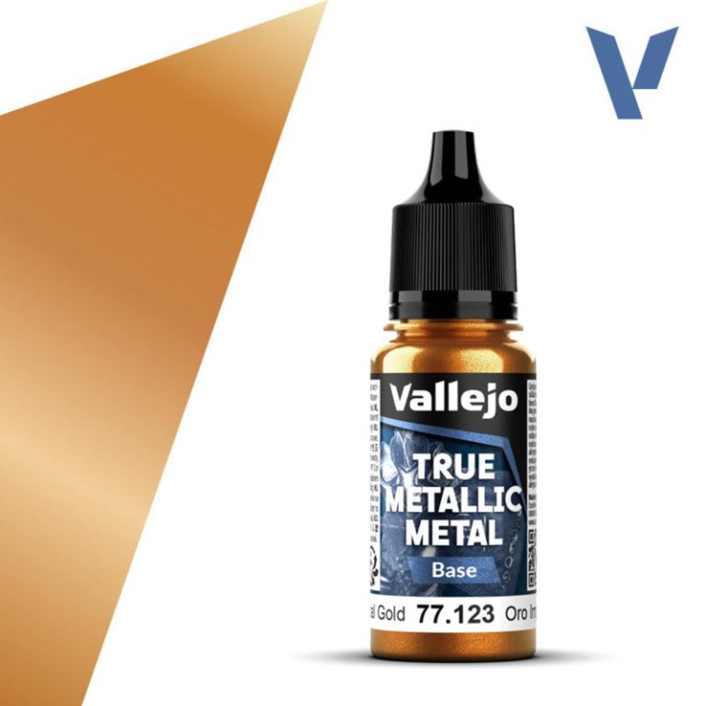 Vallejo True Metallic Paints: Imperial Gold Base - Paint & Tools