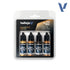 Vallejo True Metallic Paints: Imperial Gold Set (4) - Paint & Tools