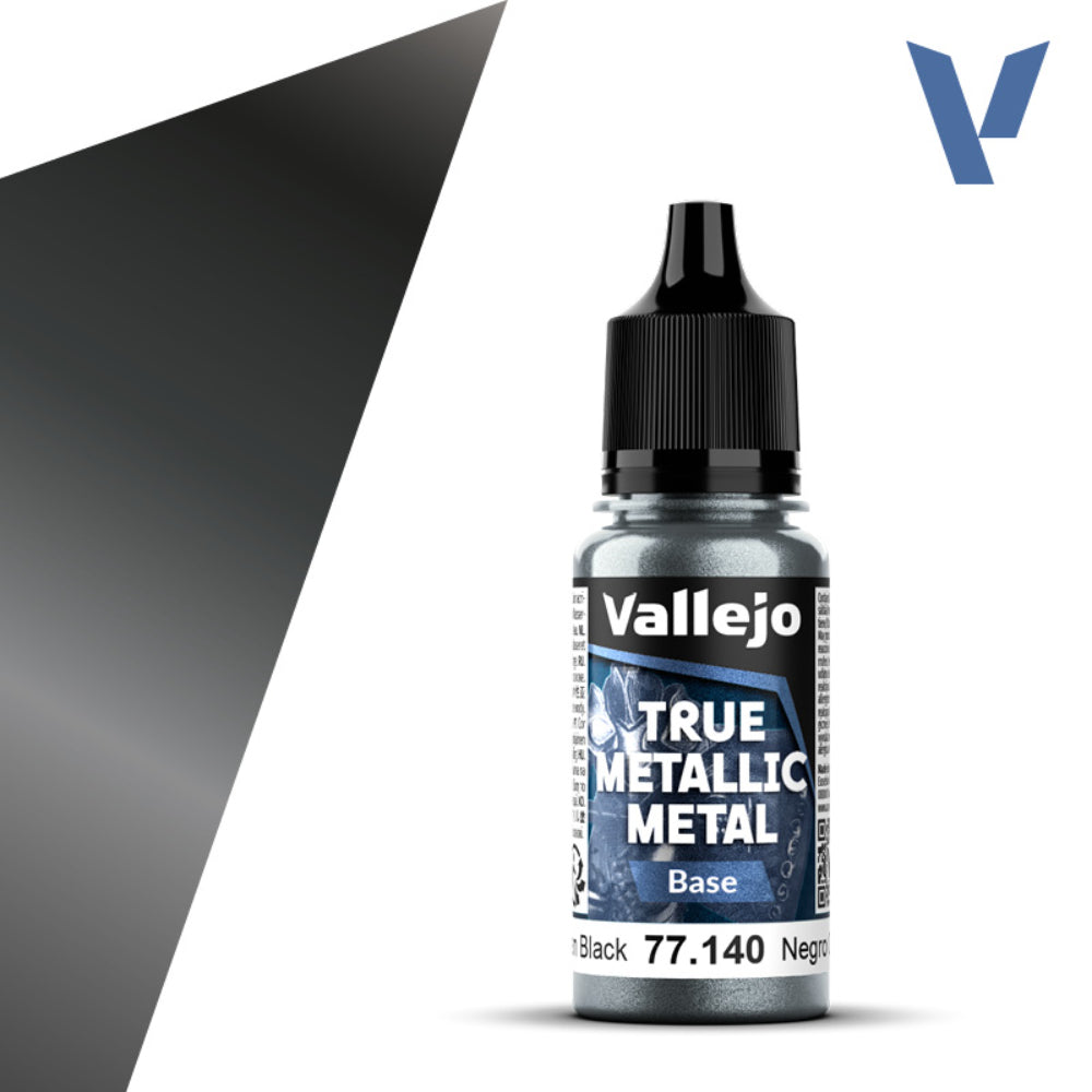 Vallejo True Metallic Paints: Obsidian Black Base - Paint & Tools