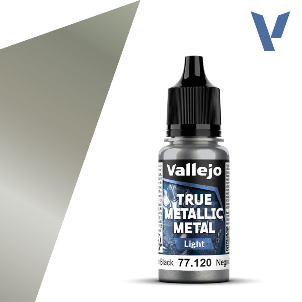 Vallejo True Metallic Paints: Obsidian Black Light - Paint & Tools