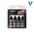 Vallejo True Metallic Paints: Ruby Red Set (4) - Paint & Tools