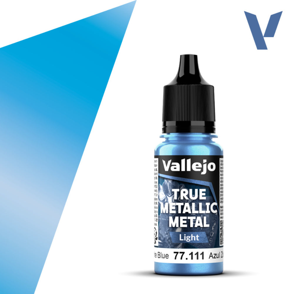 Vallejo True Metallic Paints: Sapphire Blue Light - Paint & Tools