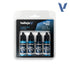 Vallejo True Metallic Paints: Sapphire Blue Set (4) - Paint & Tools