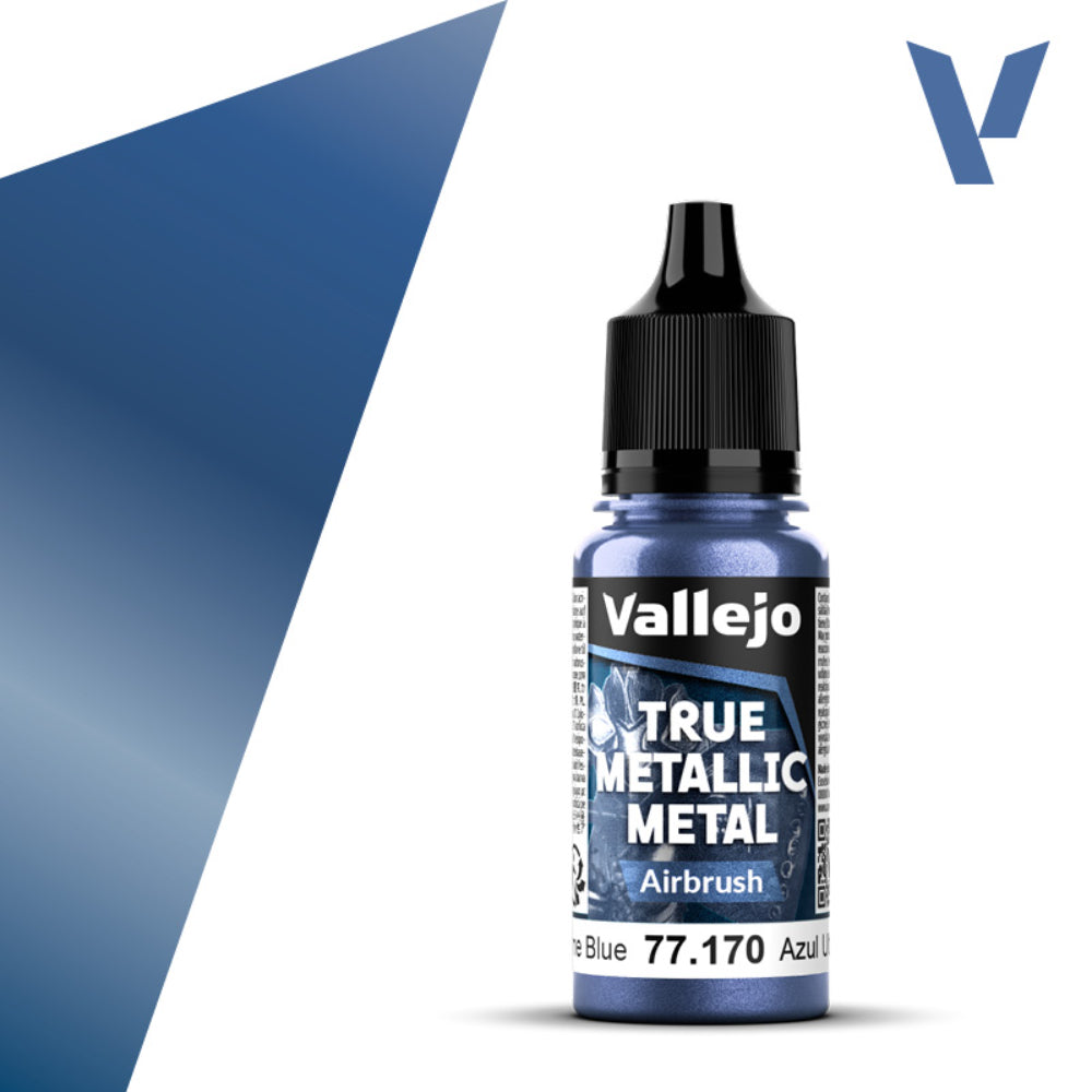 Vallejo True Metallic Paints: Ultramarine Blue Airbrush - Paint & Tools