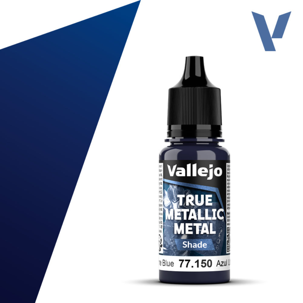 Vallejo True Metallic Paints: Ultramarine Blue Shade - Paint & Tools