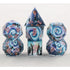 Vortex Dreamland Sharp Edge Resin Polyhedral (D&D) Dice Set (7) - Dice & Dice Supplies