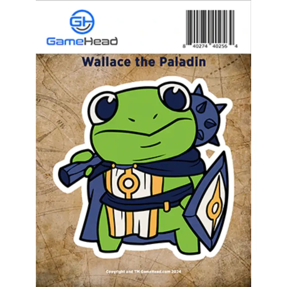 Wallace the Paladin Sticker - Gifts