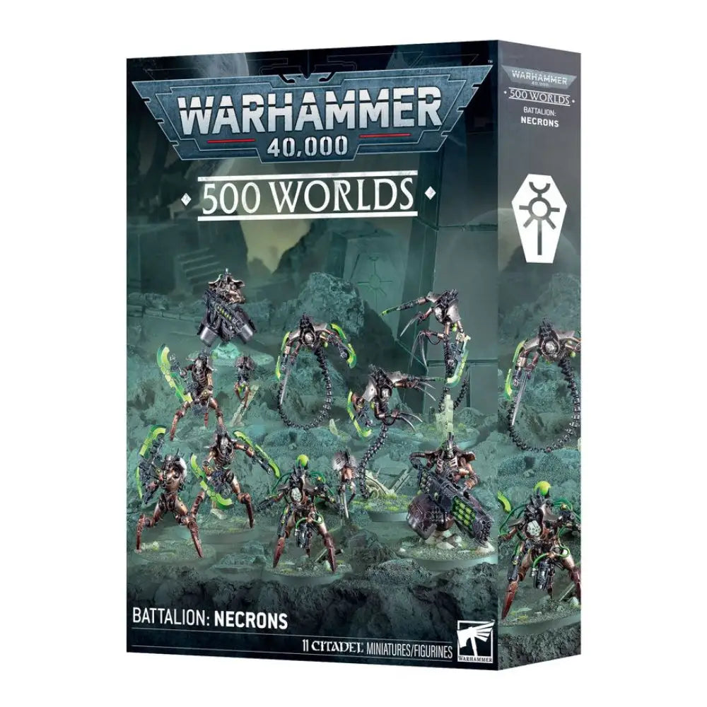 Warhammer 40,000 500 Worlds Battalion: Necrons - Miniatures Games