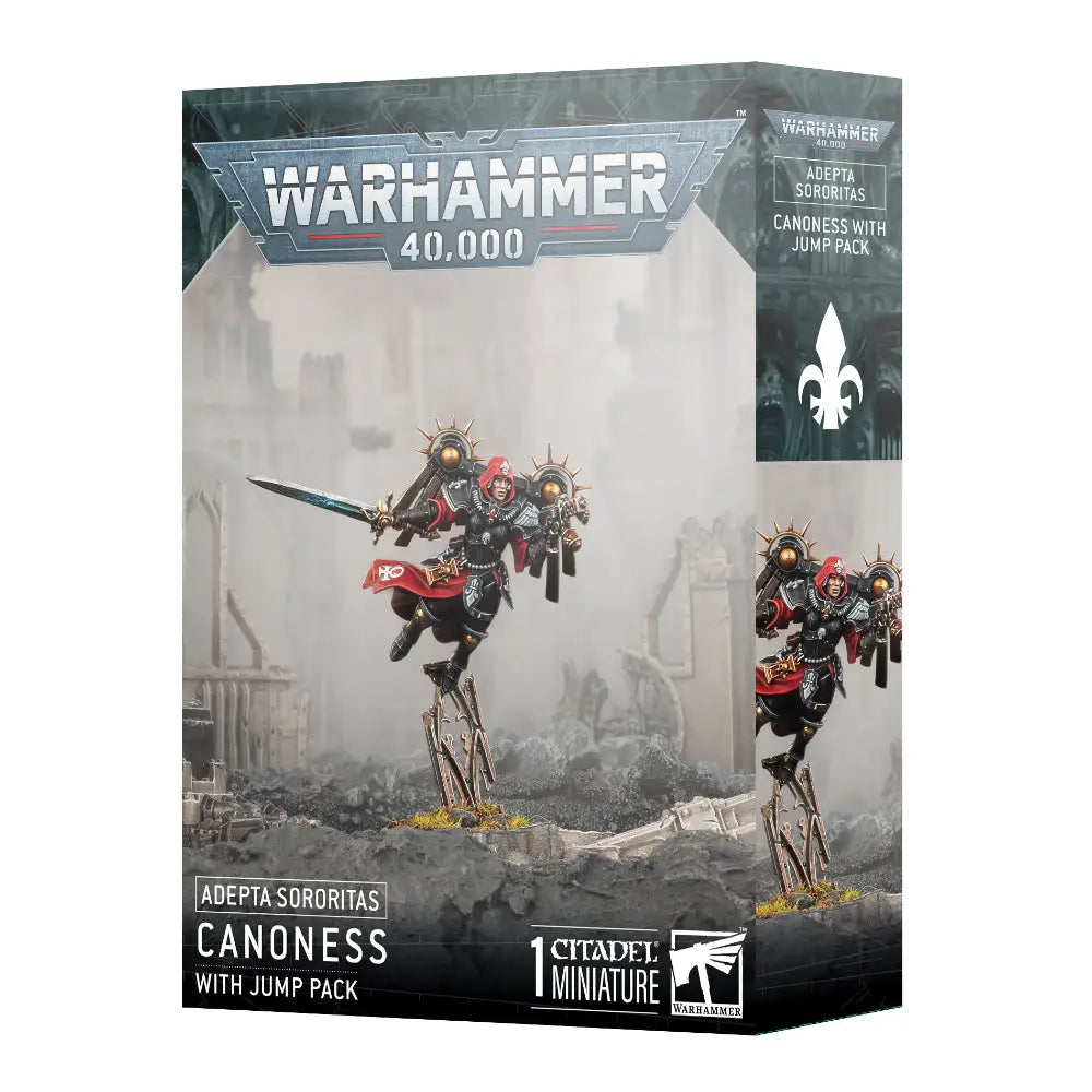Warhammer 40,000 Adepta Sororitas: Canoness with Jump Pack - Miniatures Games