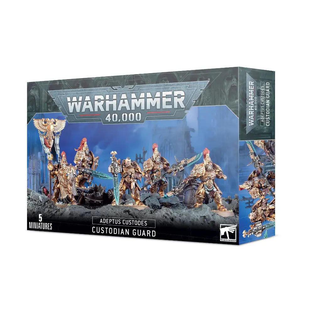 Warhammer 40,000 Adeptus Custodes: Custodian Guard - Miniatures Games