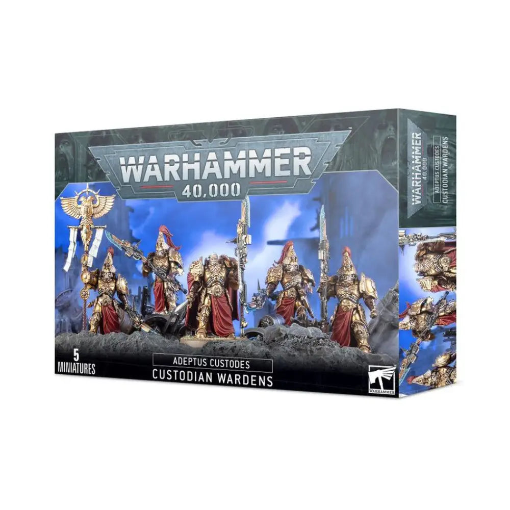 Warhammer 40,000 Adeptus Custodes: Custodian Wardens - Miniatures Games