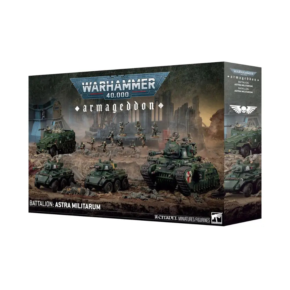Warhammer 40,000 Armageddon Battalion Astra Militarum - Miniatures Games