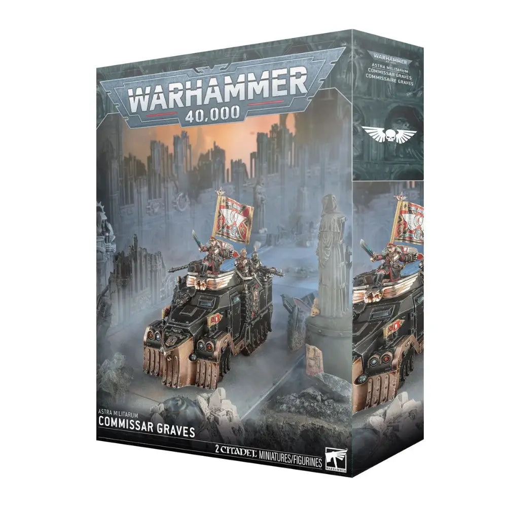 Warhammer 40,000 Astra Militarum Commissar Graves - Miniatures Games
