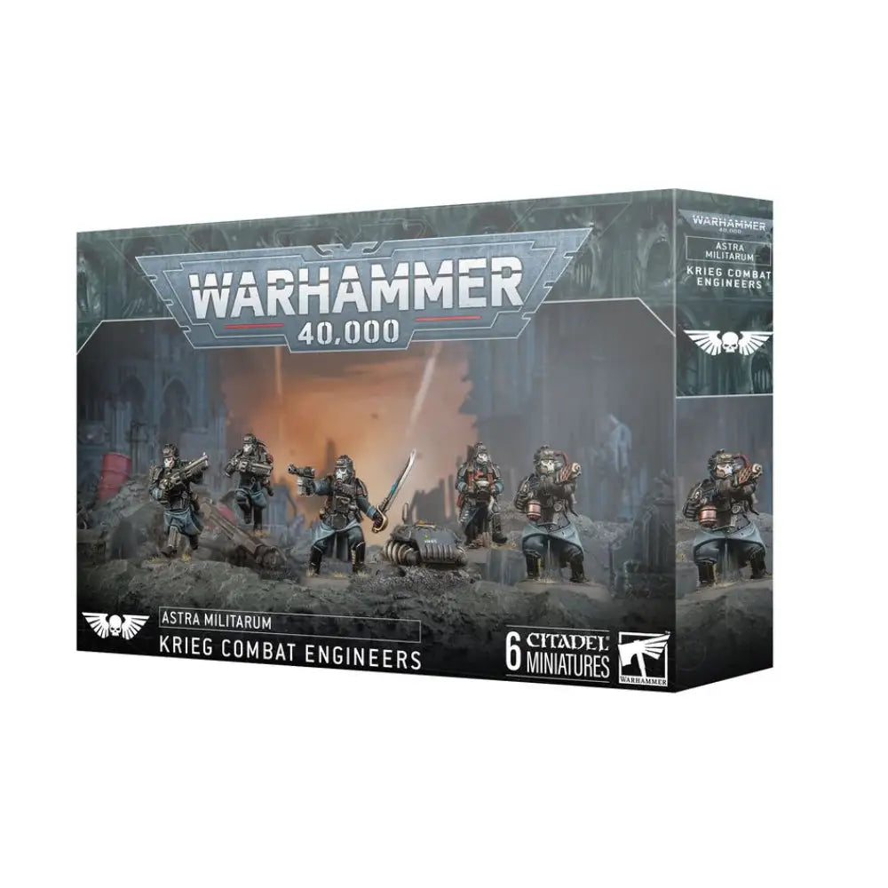 Warhammer 40,000 Astra Militarum: Krieg Combat Engineers - Miniatures Games