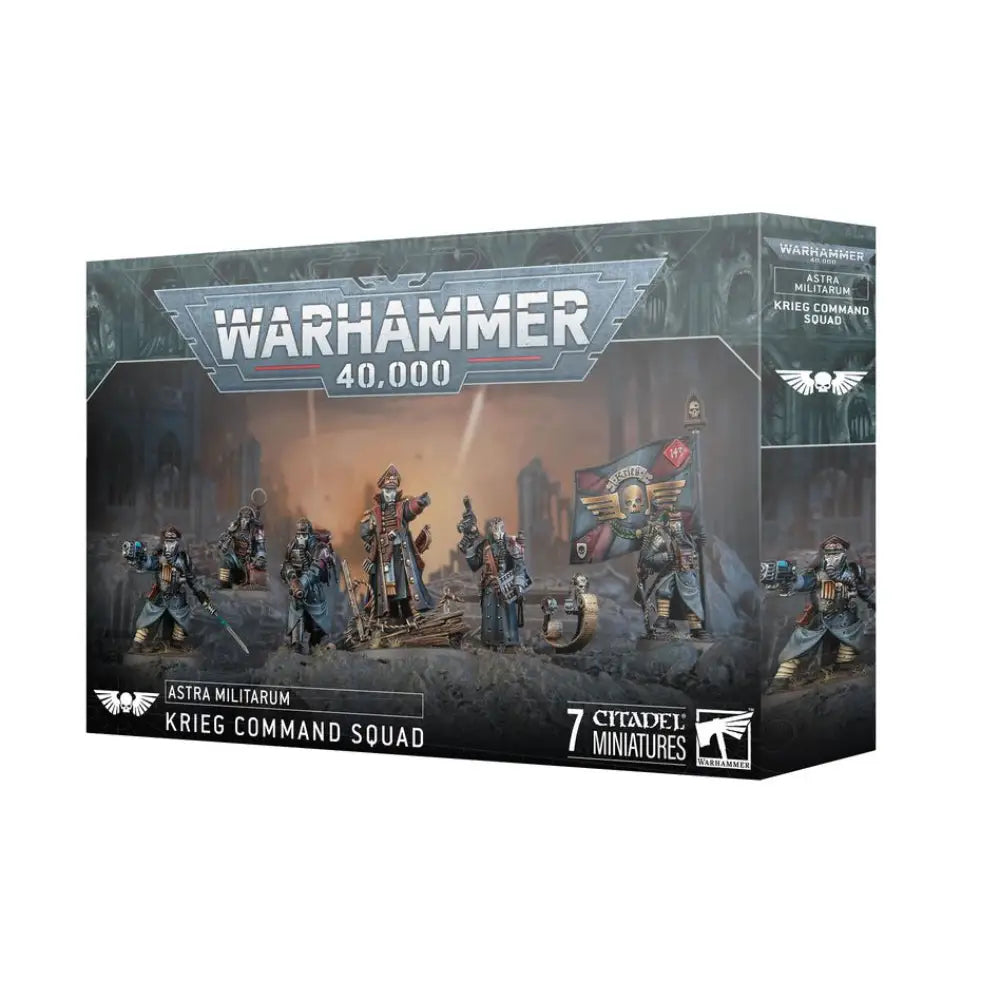 Warhammer 40,000 Astra Militarum: Krieg Command Squad - Miniatures Games
