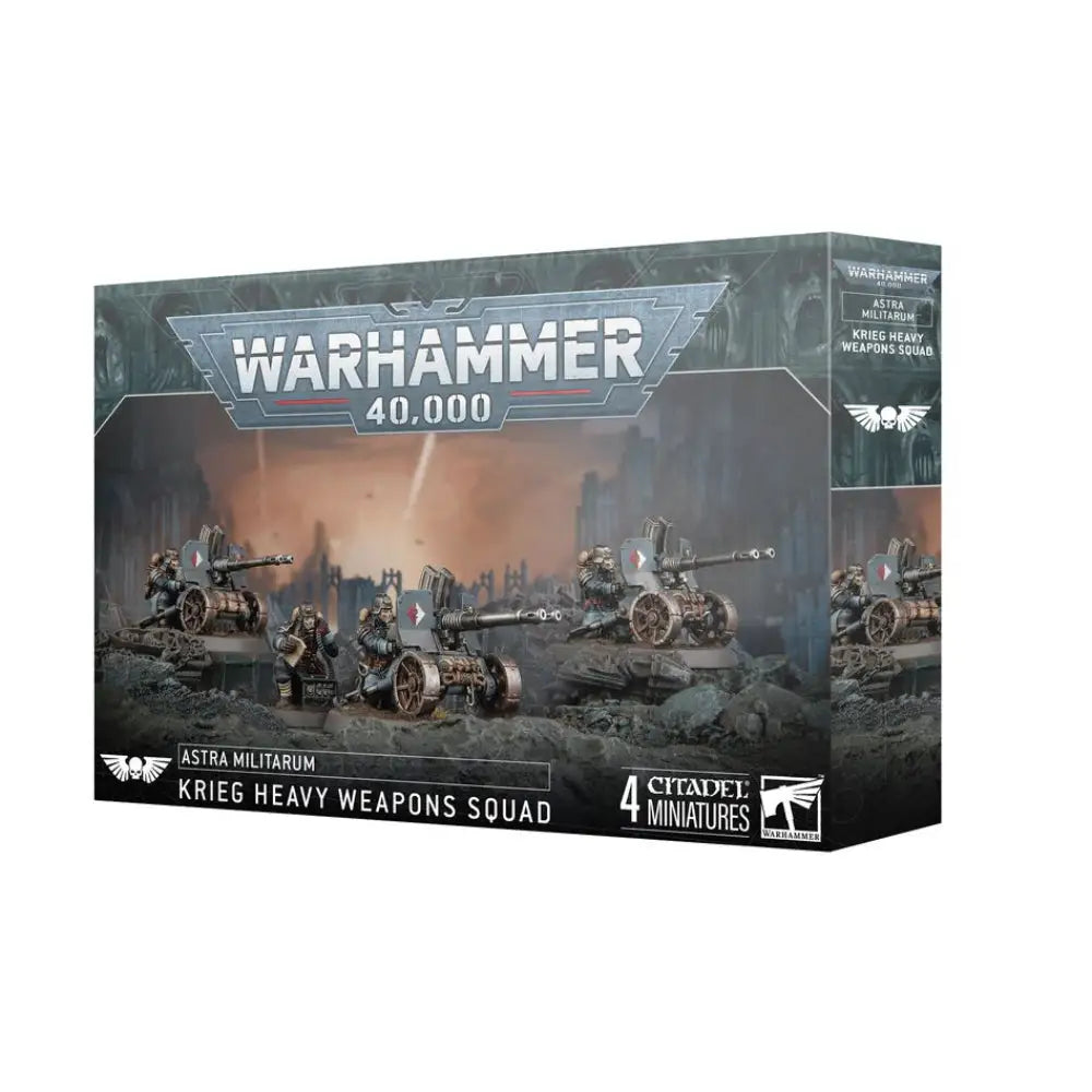 Warhammer 40,000 Astra Militarum: Krieg Heavy Weapons Squad - Miniatures Games