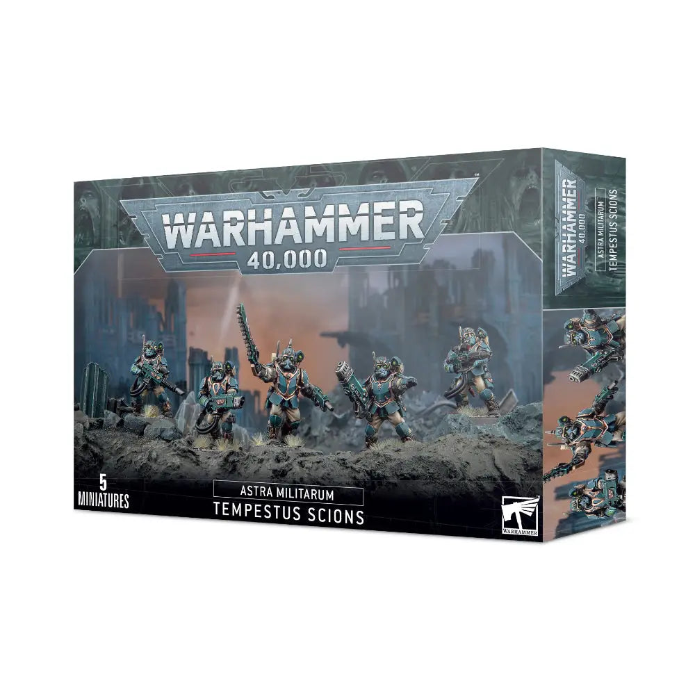 Warhammer 40,000 Astra Militarum: Tempestus Scions - Miniatures Games