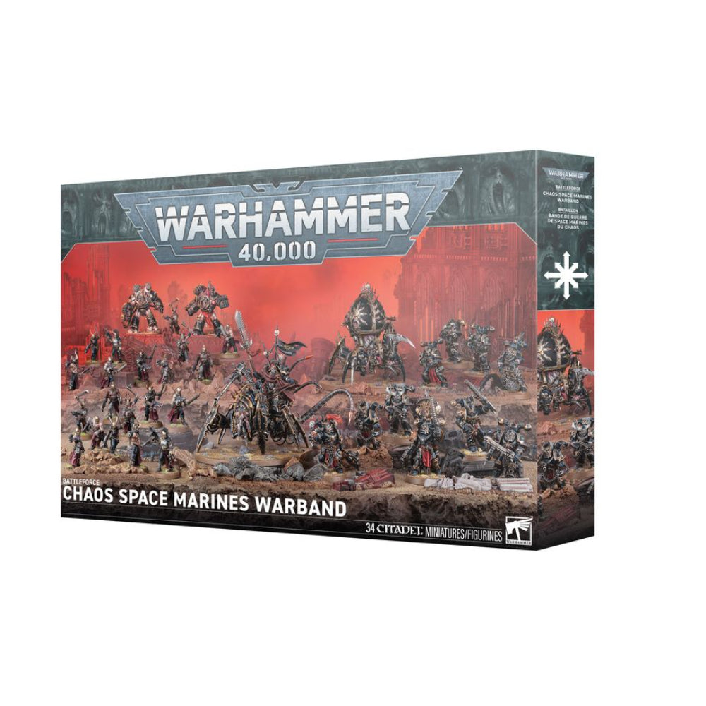 Warhammer 40,000 Battleforce: Chaos Space Marines Warband - Miniatures Games