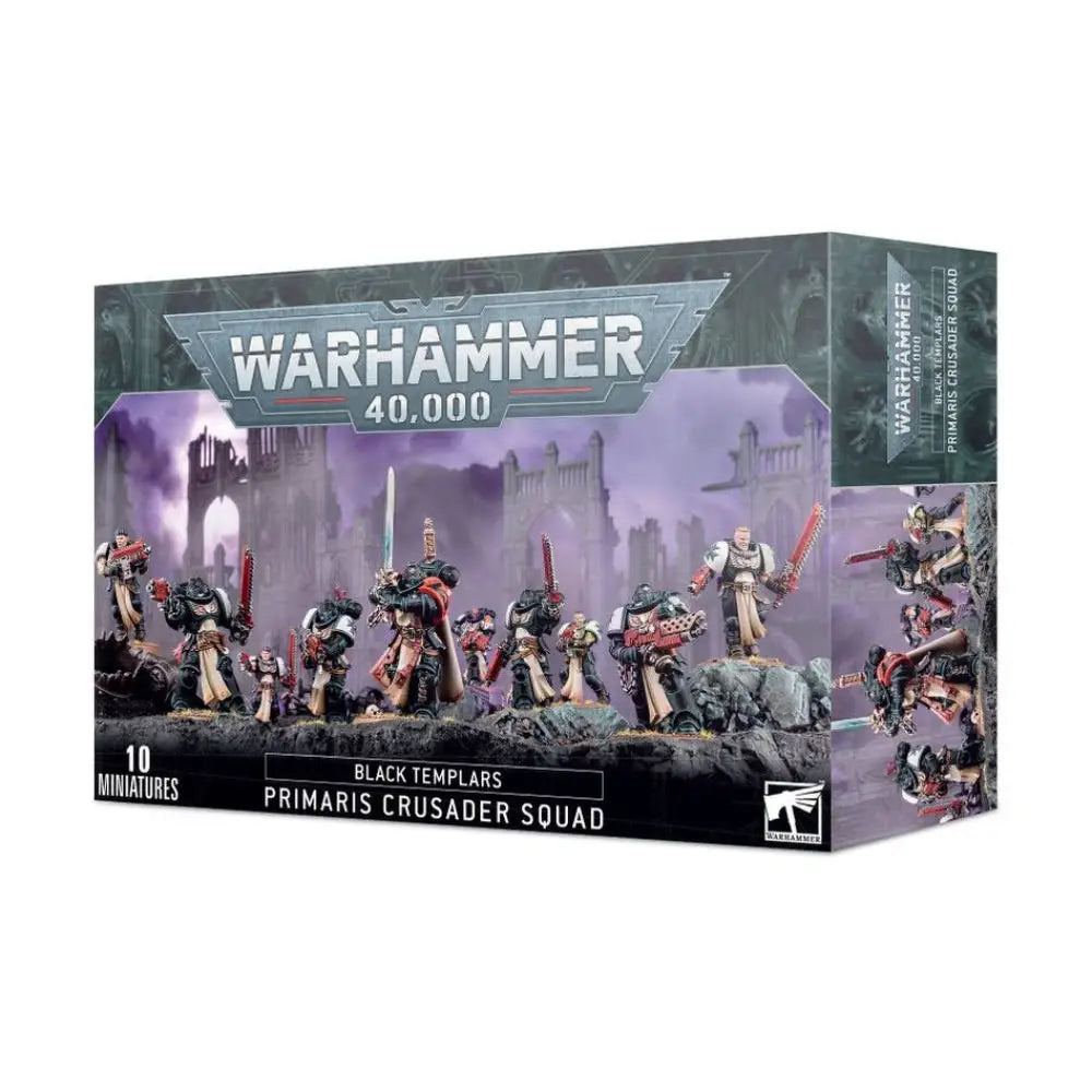 Warhammer 40,000 Black Templars: Primaris Crusader Squad - Miniatures Games