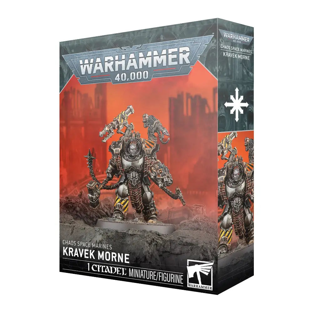 Warhammer 40,000 Chaos Space Marines Kravek Morne - Miniatures Games