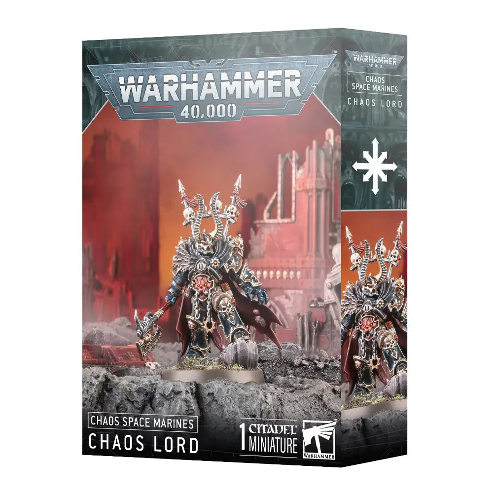 Warhammer 40,000 Chaos Space Marines: Chaos Lord - Miniatures Games