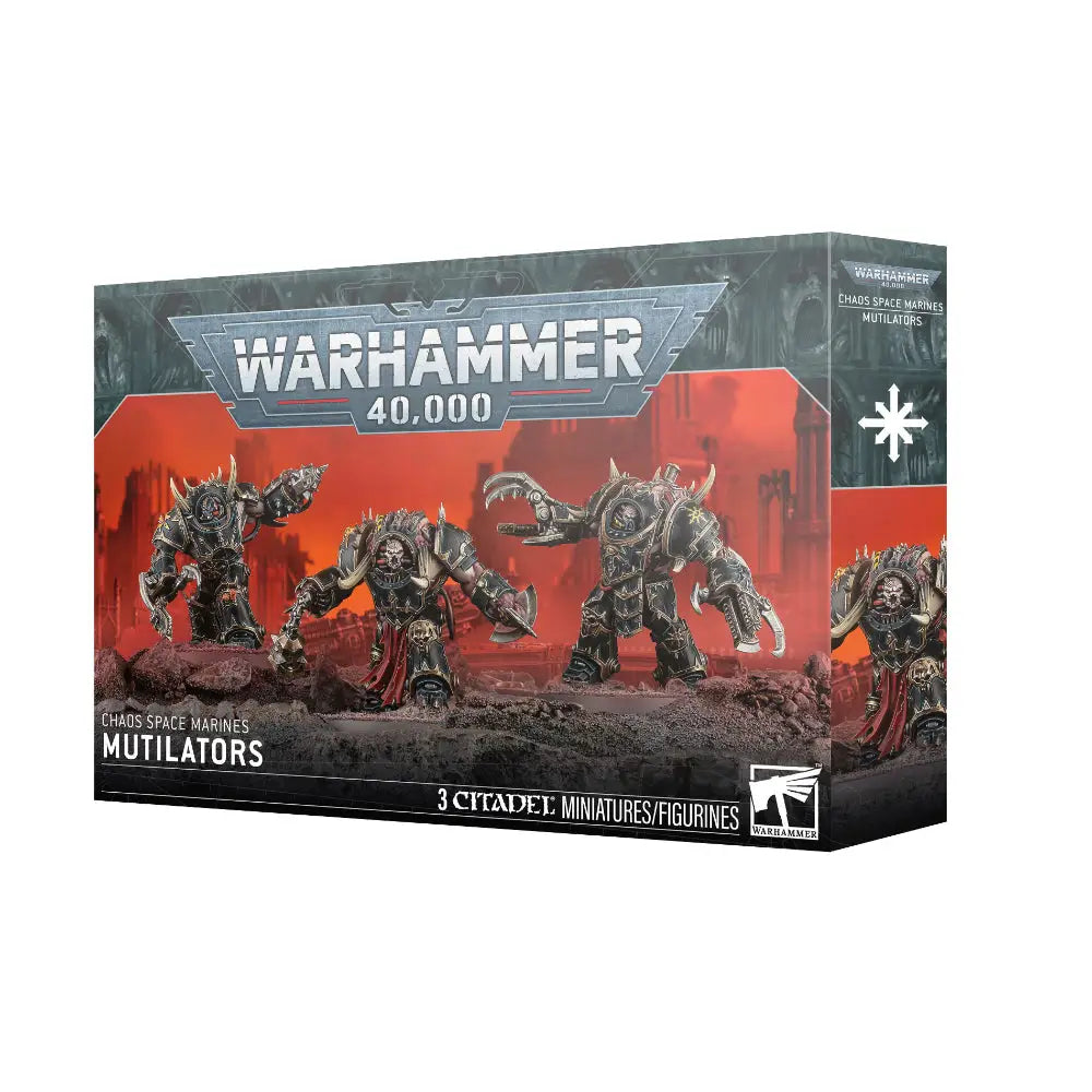 Warhammer 40,000 Chaos Space Marines Mutilators - Miniatures Games