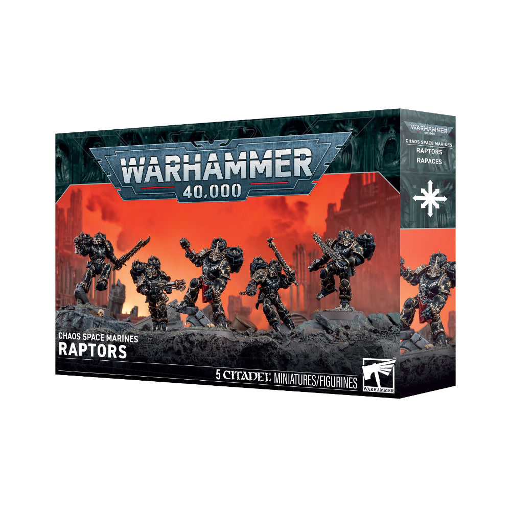Warhammer 40,000 Chaos Space Marines: Raptors / Warp Talons - Miniatures Games